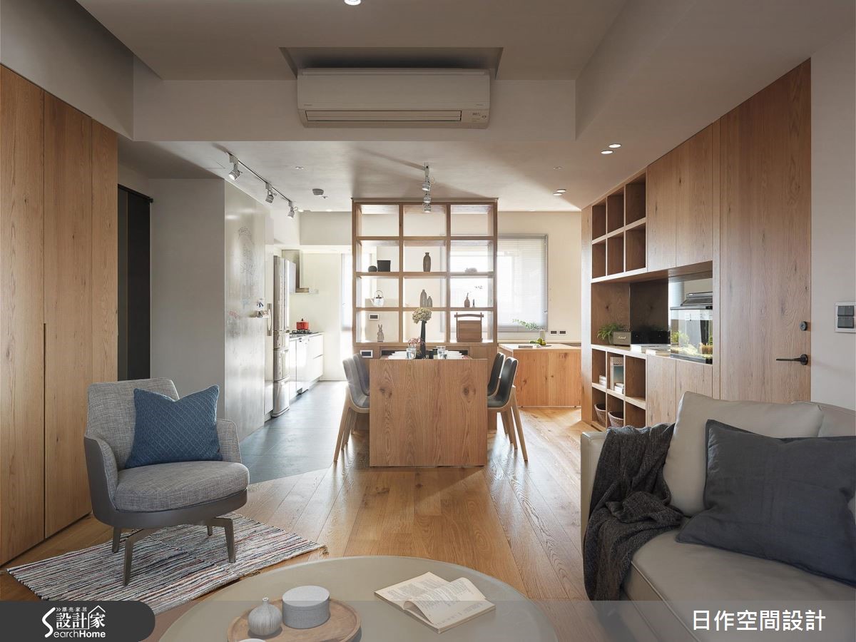 日光划出的开放动线，造零死角日系亲子宅