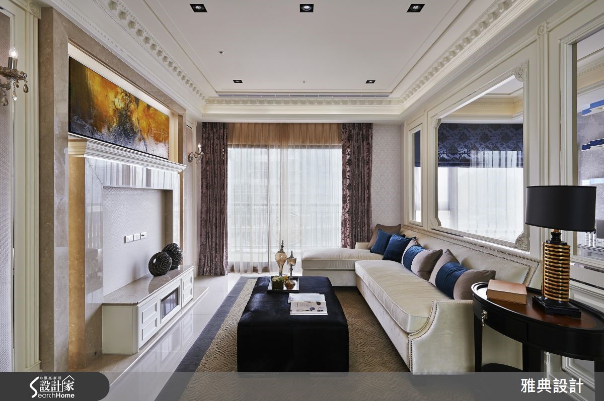 优雅线板与图腾，描绘透亮古典宅