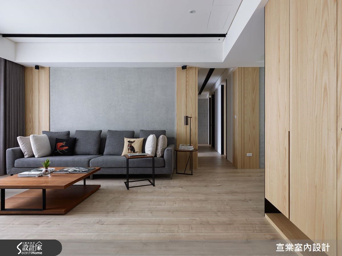 清水模和木质的完美比例，舒适宅这样做