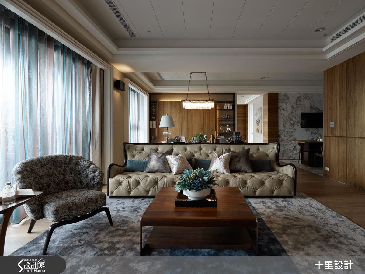 善用石材及家具铺陈，营造微奢小豪宅