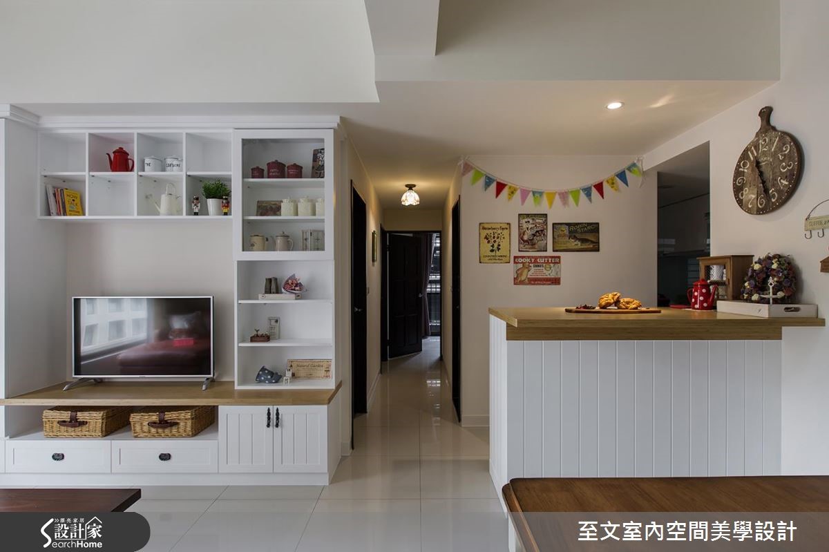 纯白色系添木质，造甜美日式乡村宅