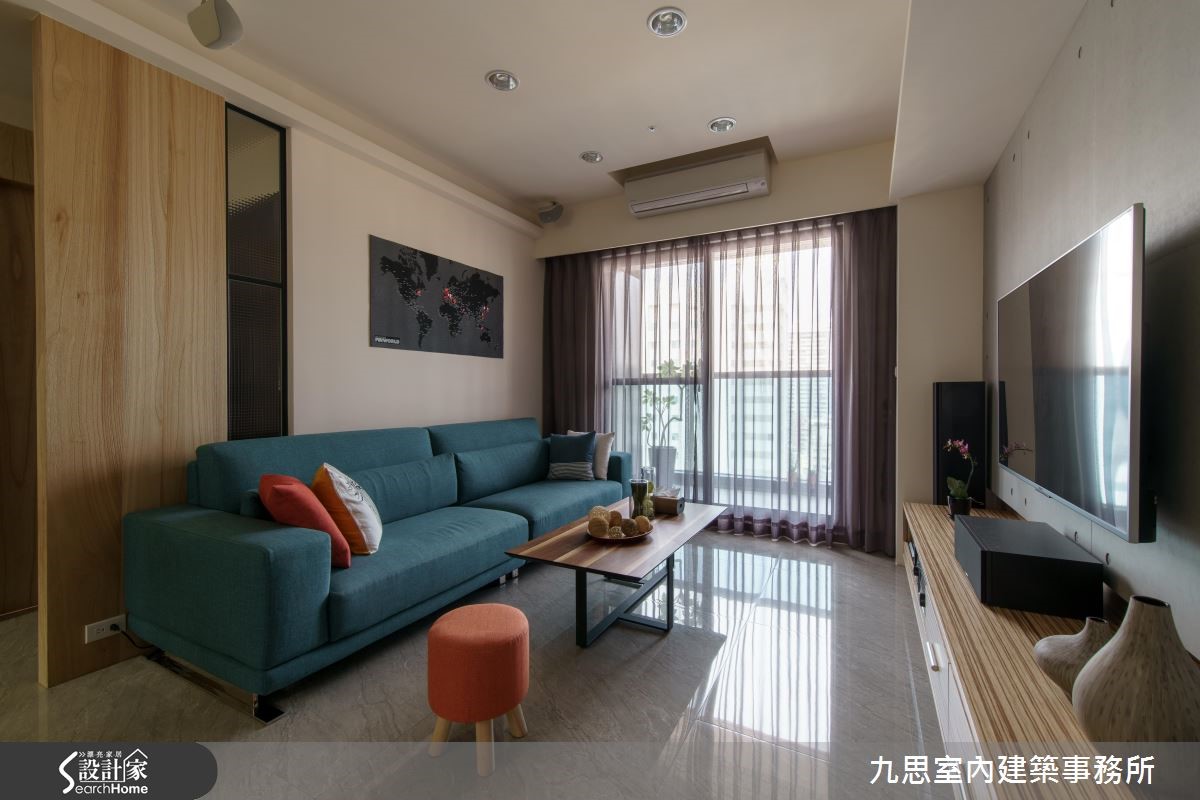 冷硬灰搭木质暖调，勾勒文青清新宅