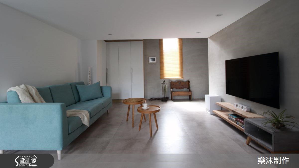 坐拥宽阔空间感，56平北欧风跃层