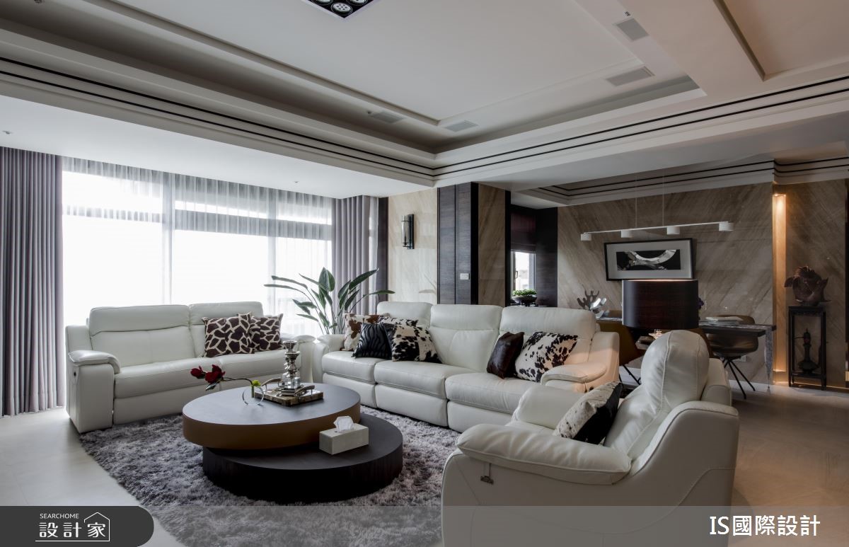 巧用沉稳木色及石材，打造简约轻奢宅