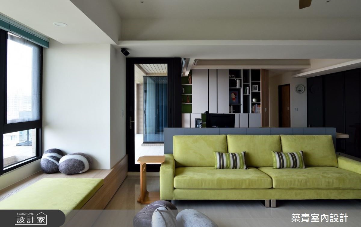 去除隔断、纳采光，亲子同乐的舒适现代宅