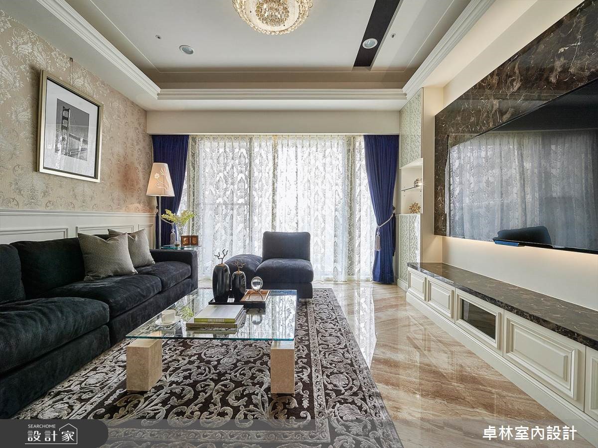 谁说大空间才能当豪宅，109平新古典小白宫