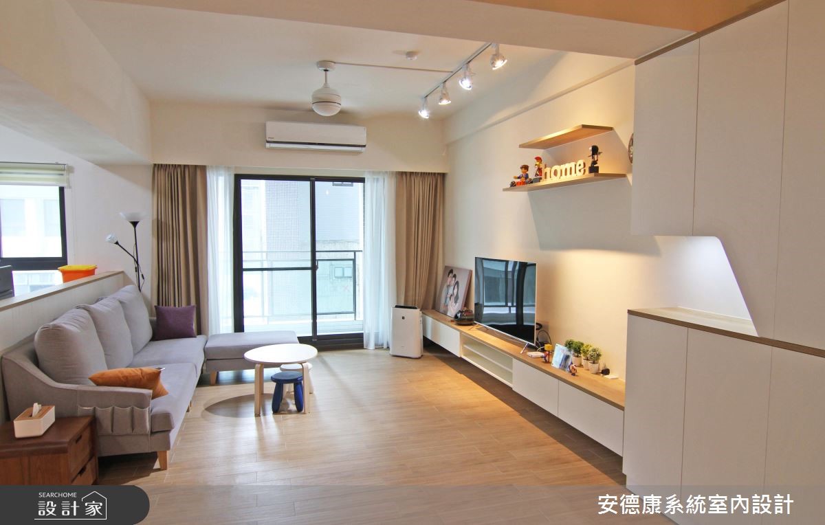 去除隔断、不做吊顶，迎入明亮的北欧宅