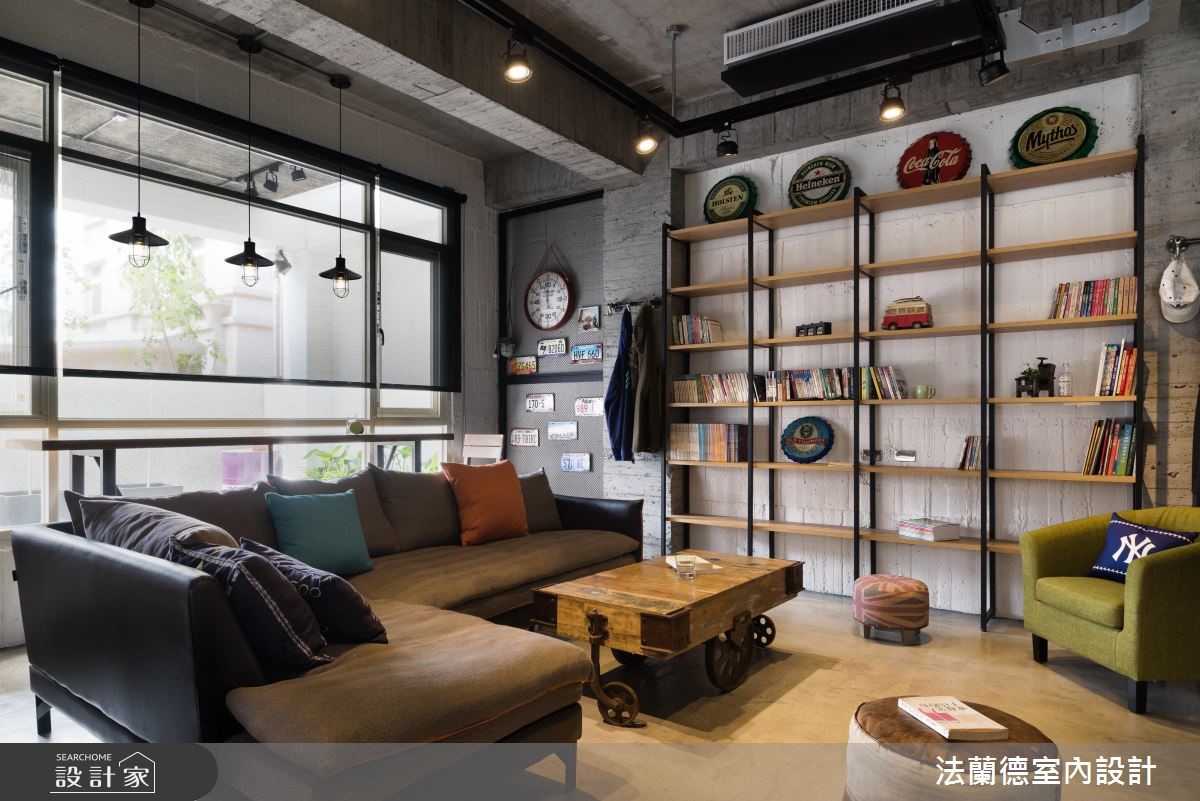 个性工业风格宅，以缤纷色彩添焦点