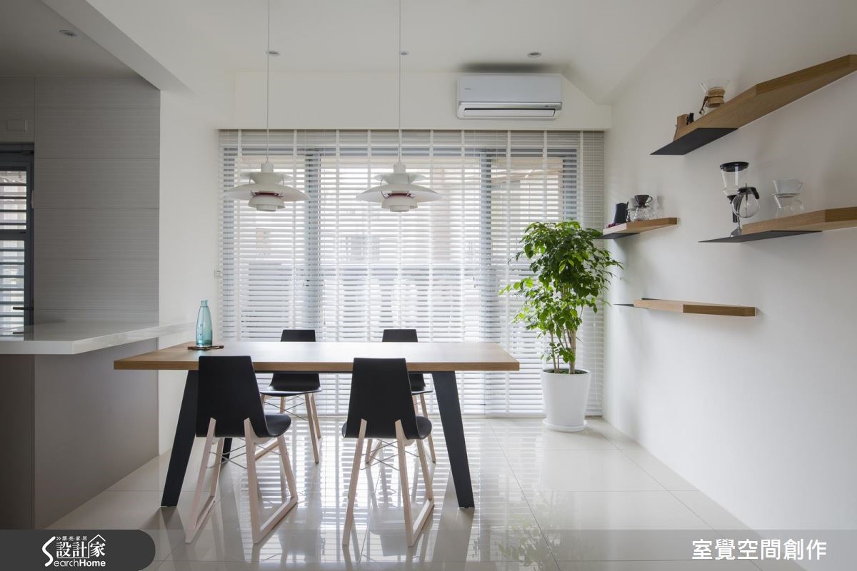 大量留白诠释纾压，纯白文青宅让人好放松