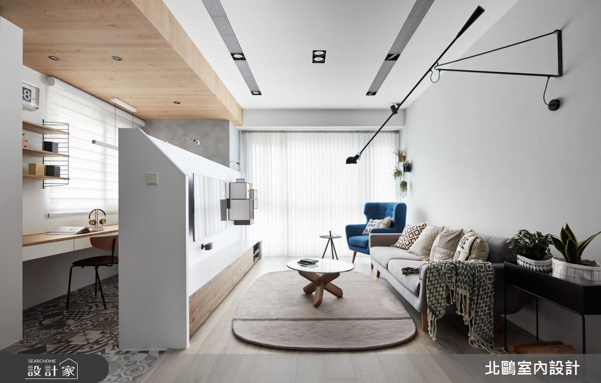 通透隔断不做满，小户型也能坐拥宽阔视野