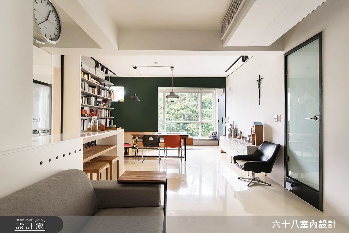 破除隔断、绿意入室，86平坐拥开阔视野