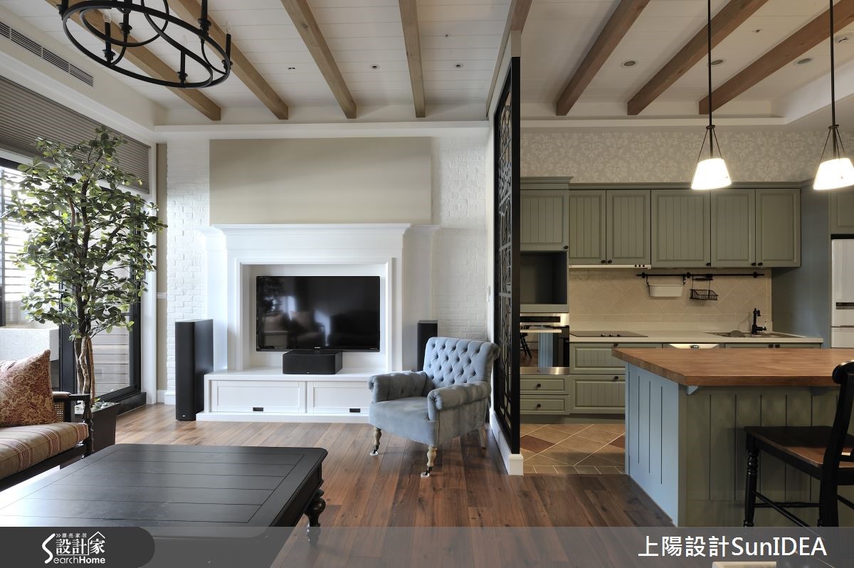 精巧精致！56平的乡村风微型私人会所