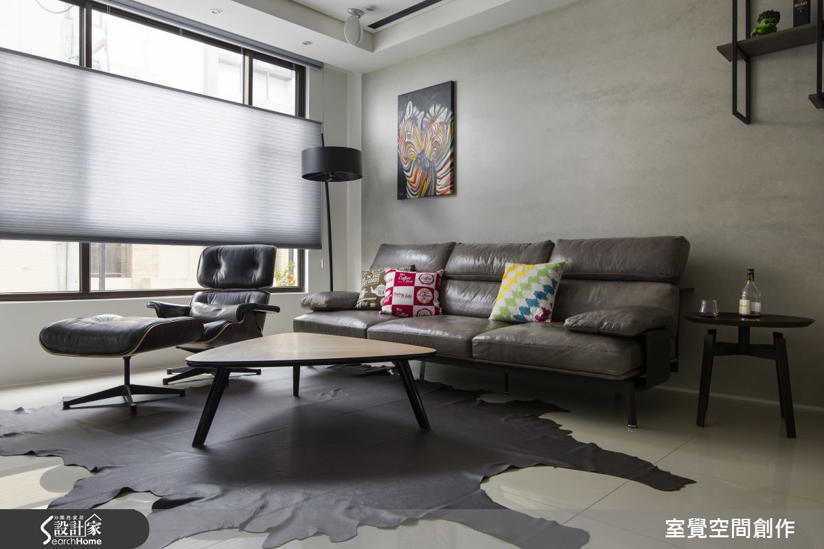 清水模灰还原纾压感，简约宅流露家的暖度