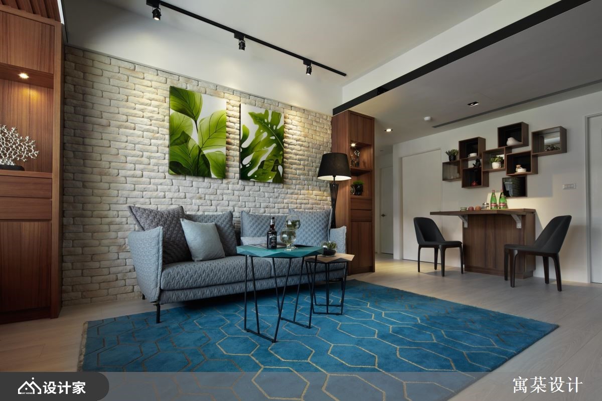 打造放松宽敞感，66平休闲风居家