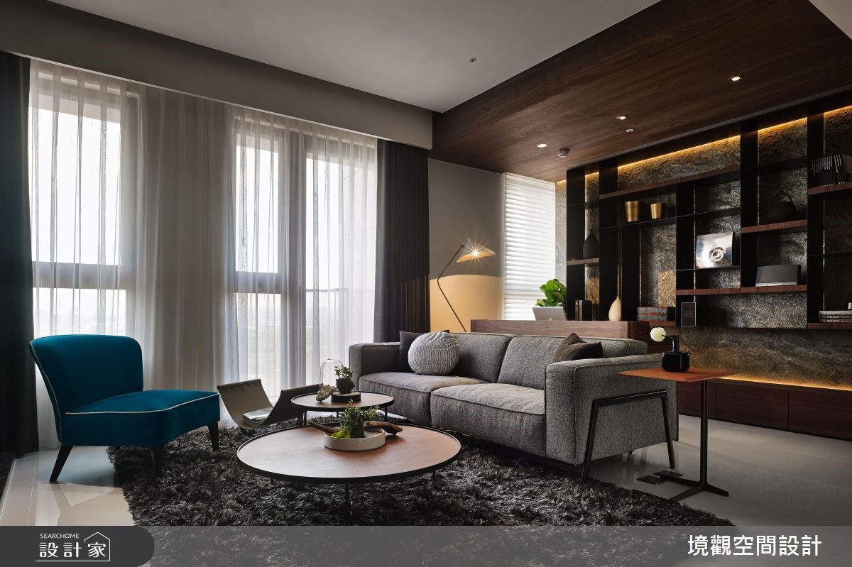 木石混搭营造内敛气质，空间优雅有腔调