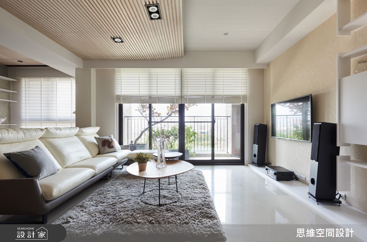 光影飞舞的简单格局，化身清爽治愈宅