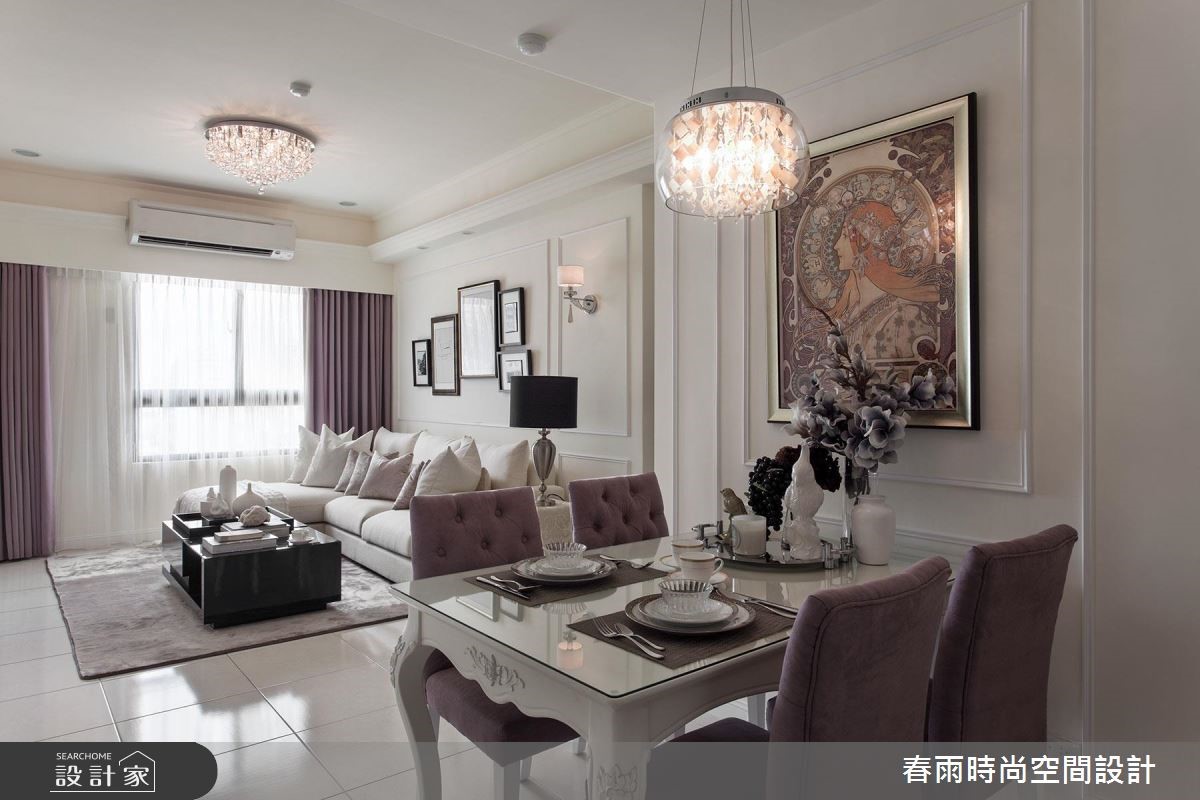 轻古典與艺术元素注入，單身宅也輕奢優雅