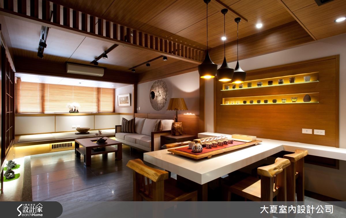 幽静的禅风氛围，与茶艺相伴的日式和风宅