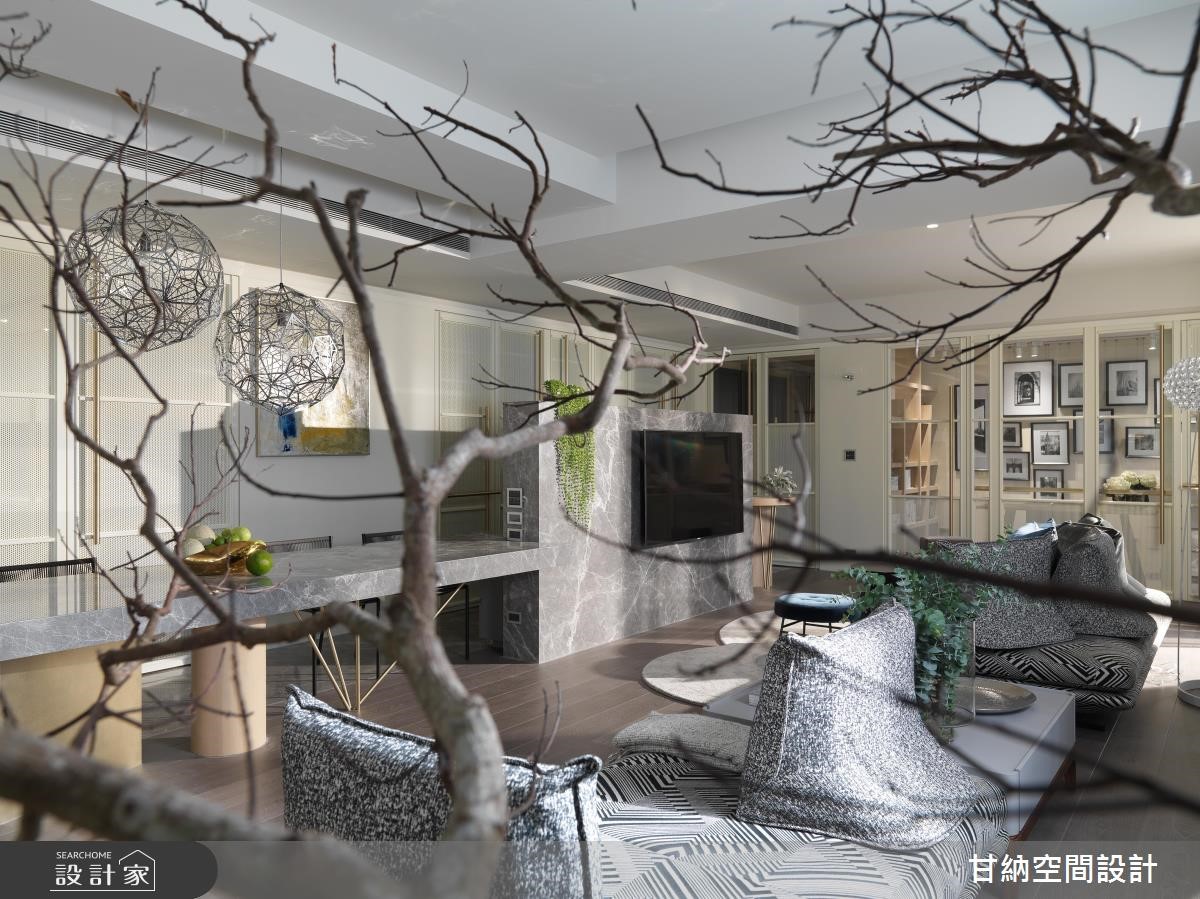 软装饰混搭，139平米的艺术光感居宅