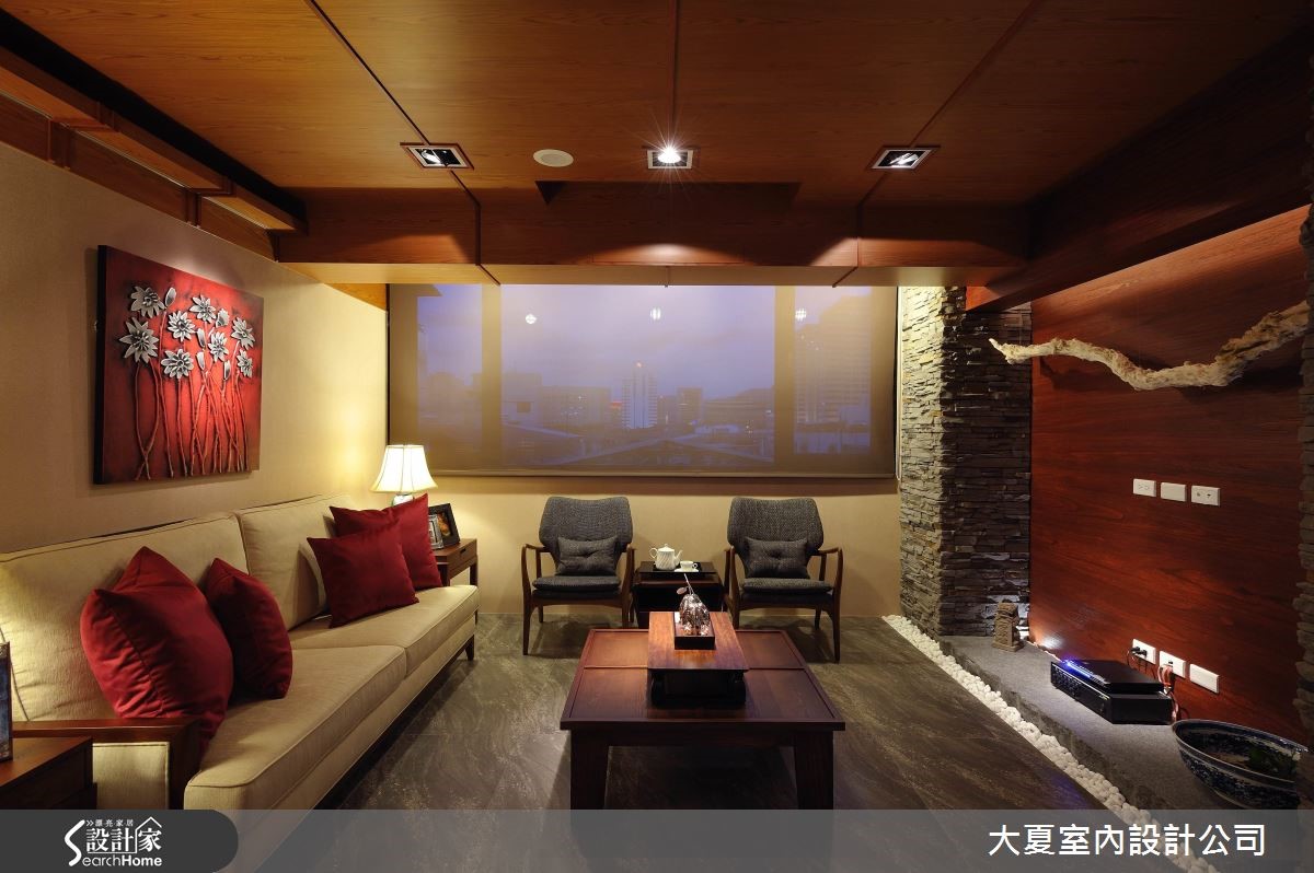 木石元素交融，二手房化身东方禅意宅