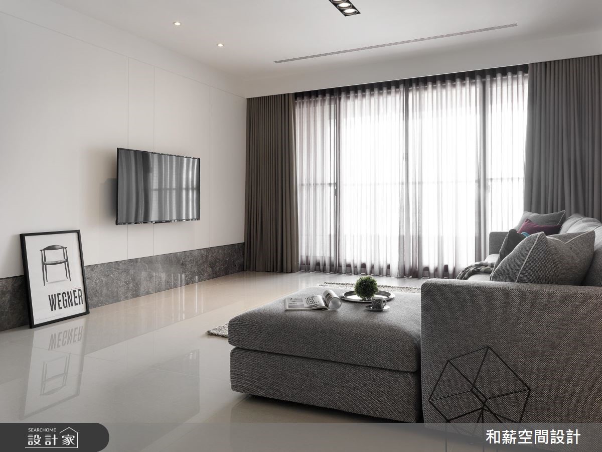 留白放大空间视觉，入住简约度假宅