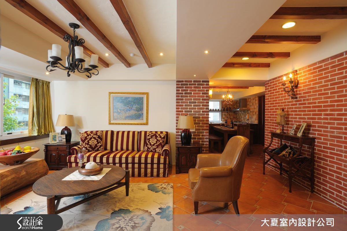 以缤纷砖石营造氛围，二手房蜕变成英式宅