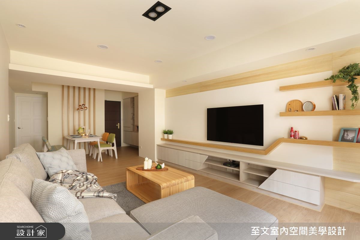 注入木质和收纳空间，北歐宅也机能满载