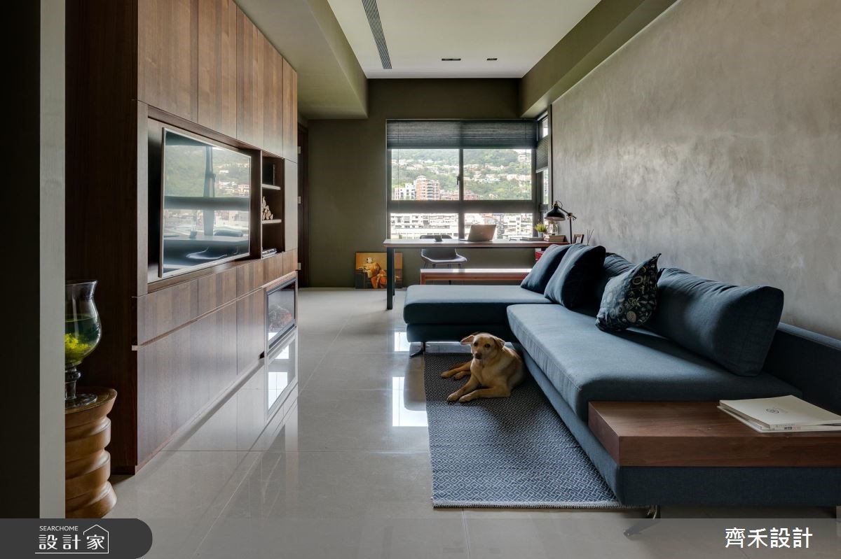 开放的暖调北欧风 独创20坪森林系宅居！