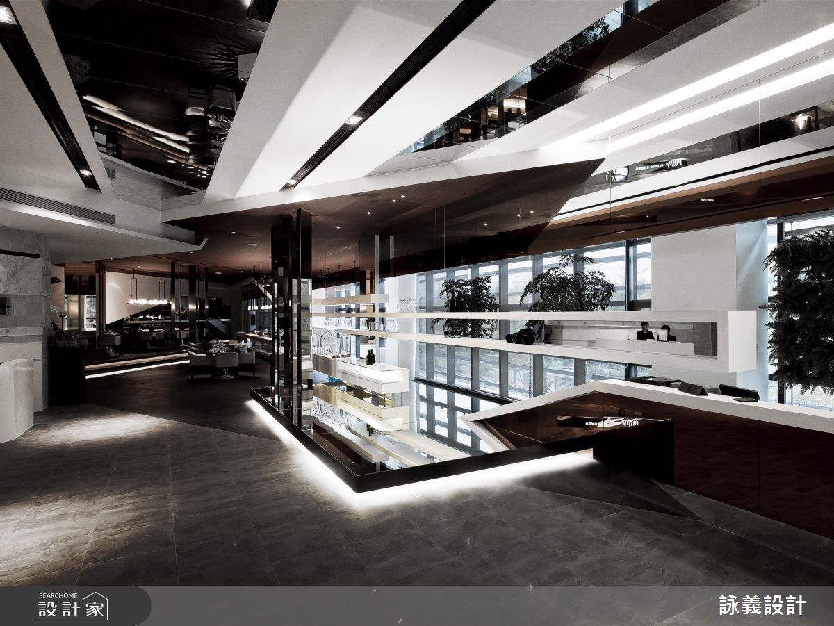 黑白交映，打造时尚的复合式商业空间