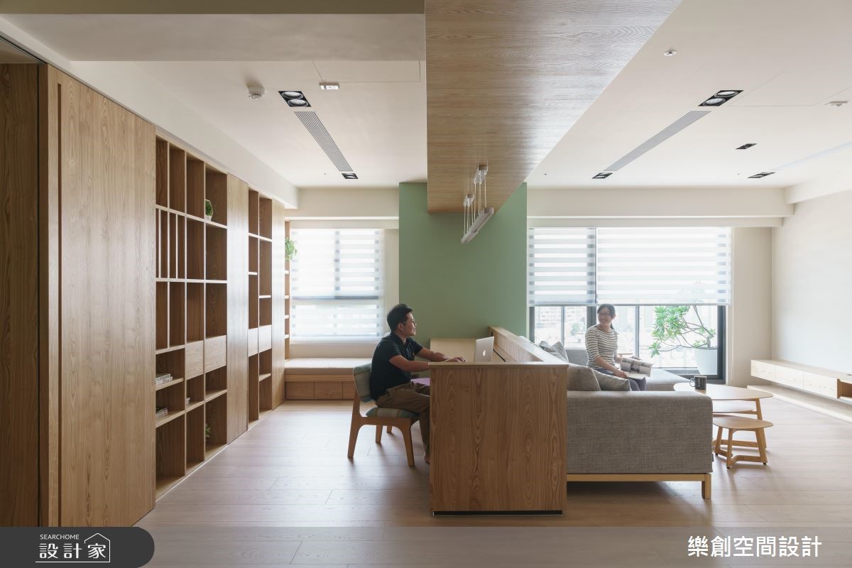 开放设计引进日光，坐拥大书房的文青宅