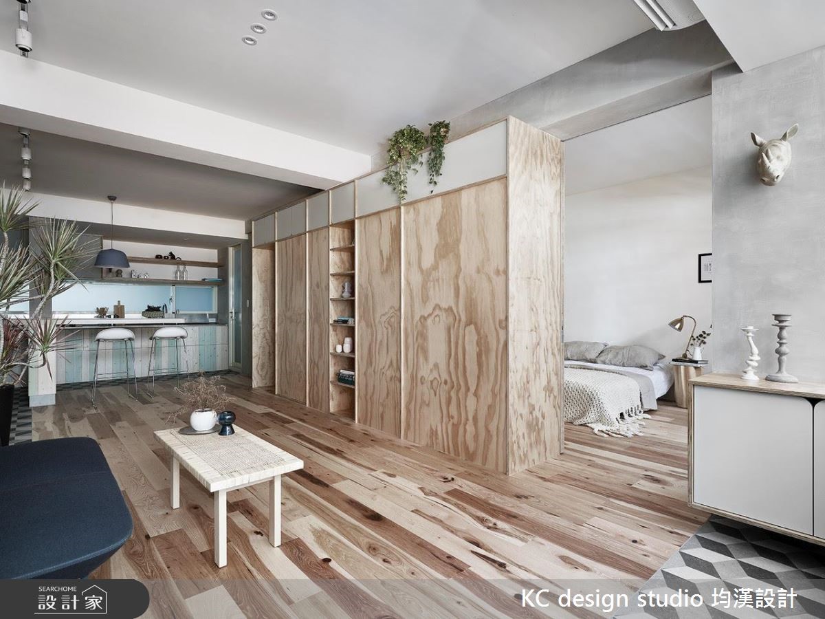 扭转老屋阴暗面，73平米的北欧风住宅