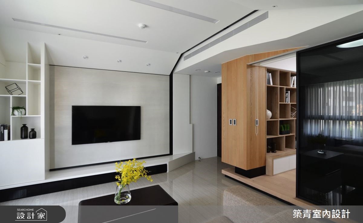 拆除隔断有效扩容，藉黑白灰造北欧利落感