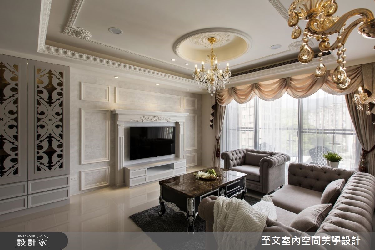 华丽欧式古典打造79平米公寓！许你一间风华绝代小豪宅