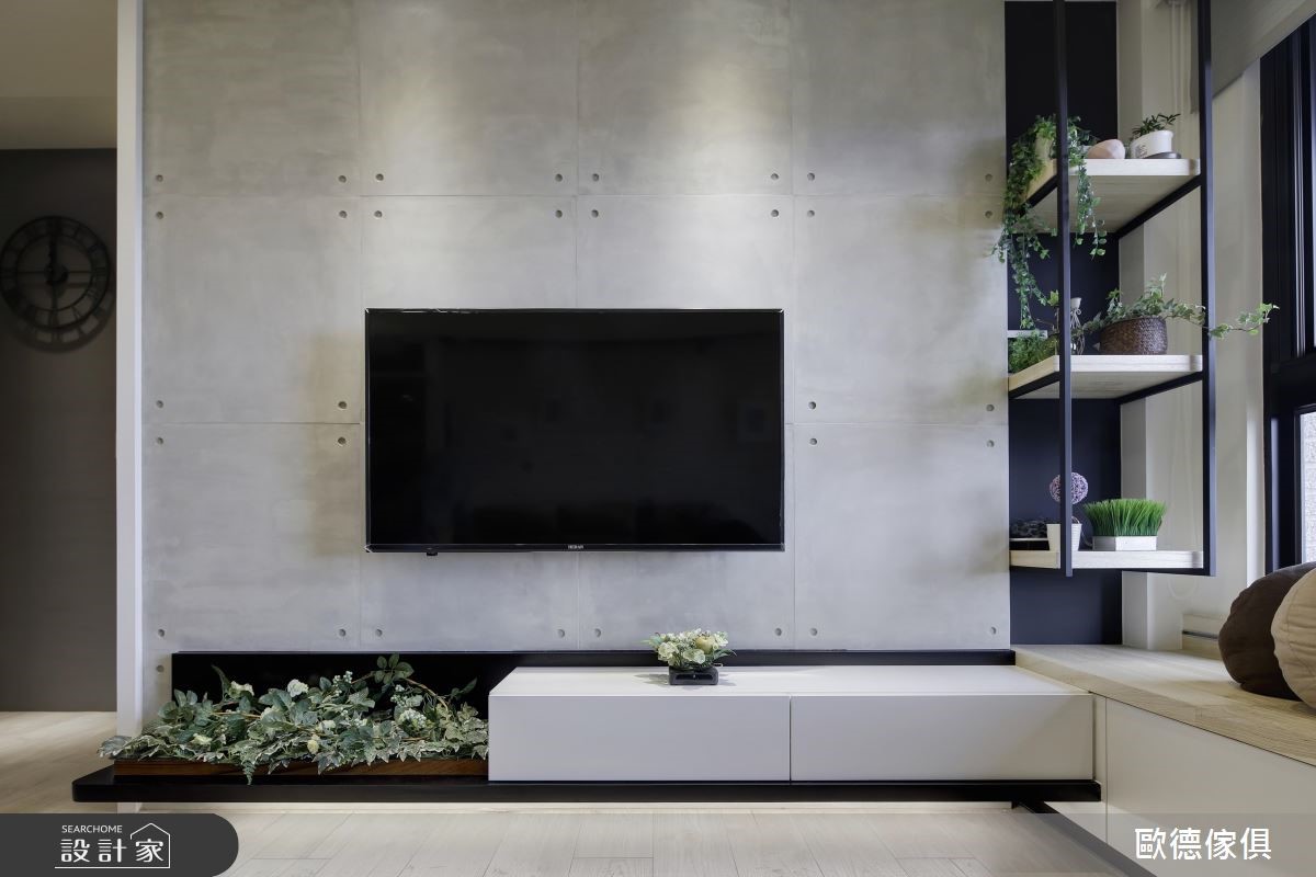 植栽绿意混搭铁艺，打造纾压观景小户型家居 !