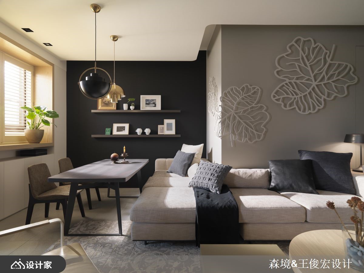 在 73 平方米简约宅 独享单人生活的一缕惬意！