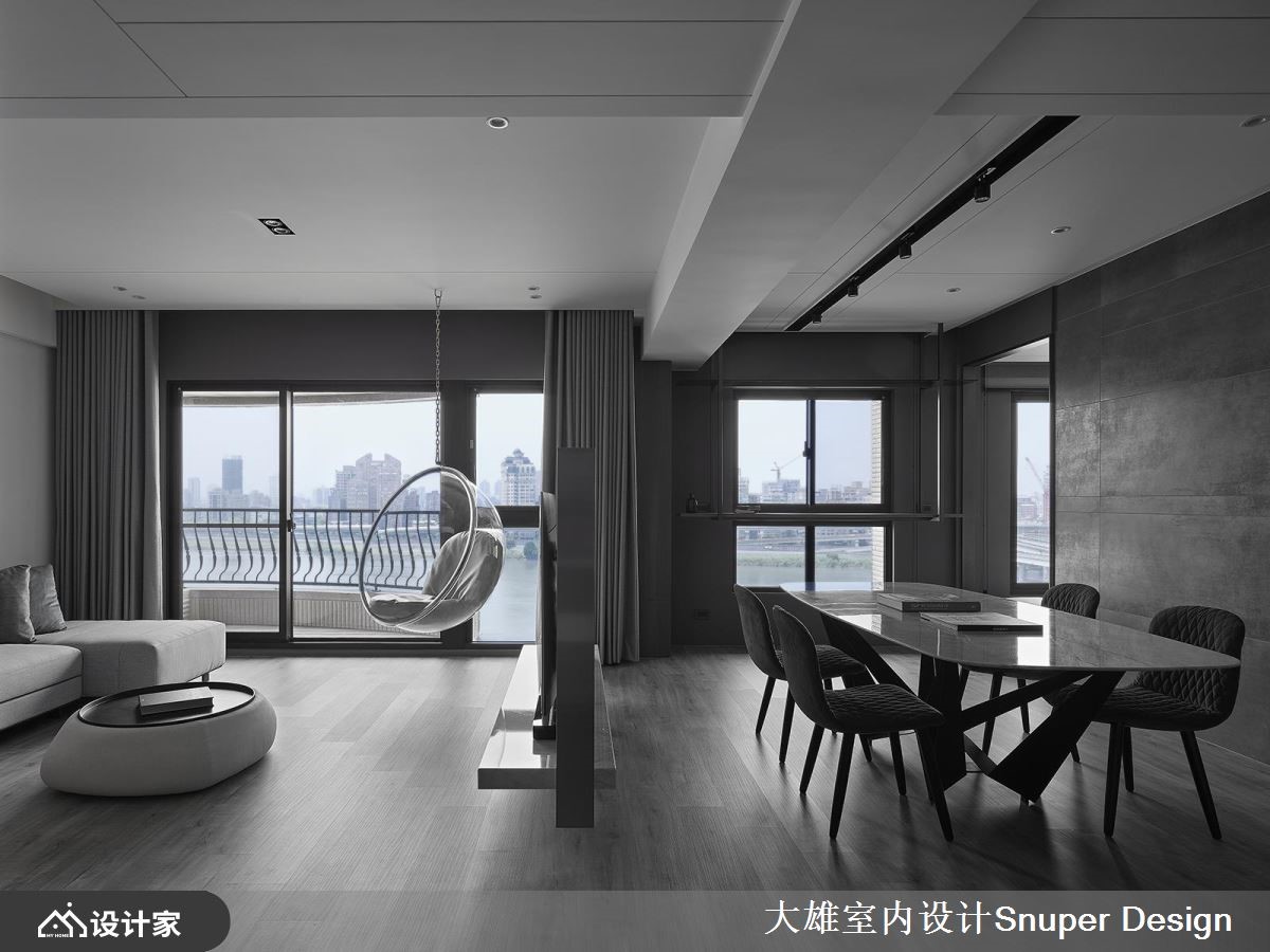 朴质灰色调当道！沉静的质感书写现代人文水岸宅