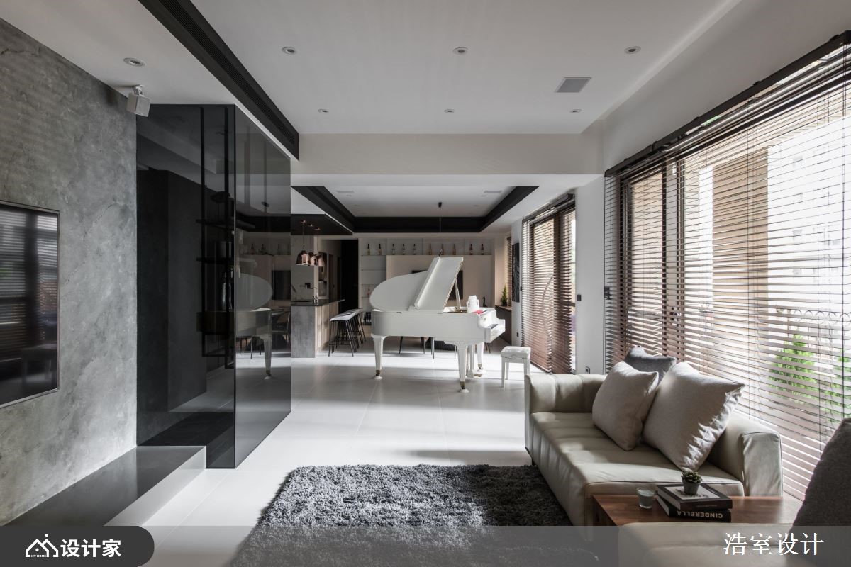 白色琴键下的现代浪漫！谱出顶级 Villa 般生活乐章
