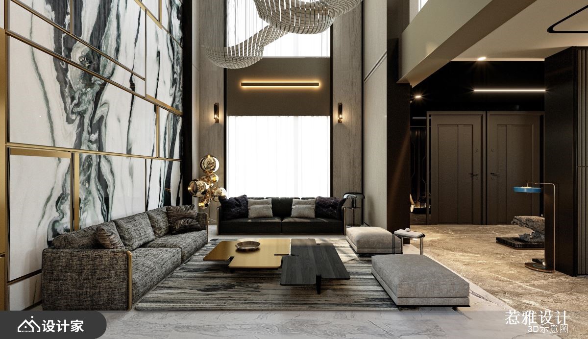 东方底蕴气派别墅！奢华呼之欲出，细腻不言而喻