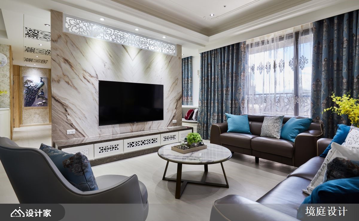 双面隔断变出大空间！散步欧洲宫廷的春日花景