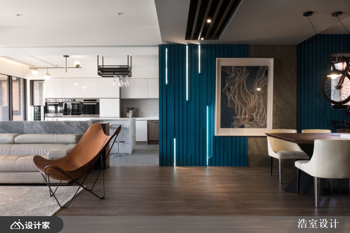 城市风光+大型美厨+自行车架 打造一家五口最美的日常写照