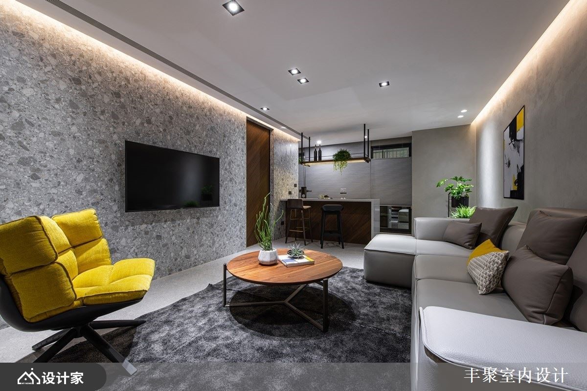 两个客厅+美形收纳！现代风新婚大户型帮你圆梦