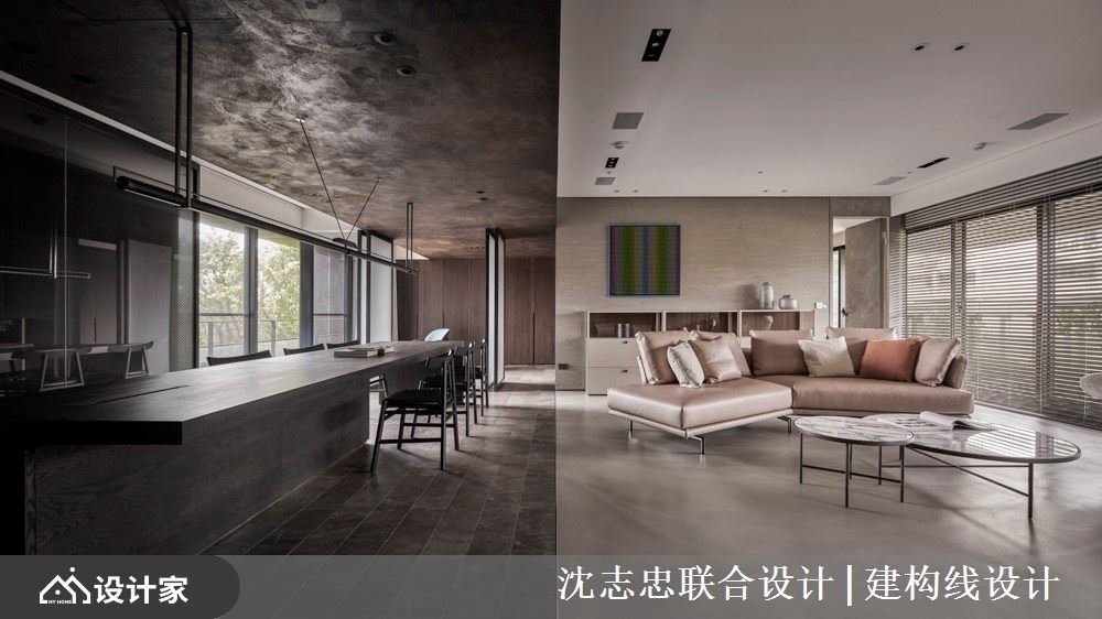 生活在自然里,真实朴素的材质打造现代风家屋