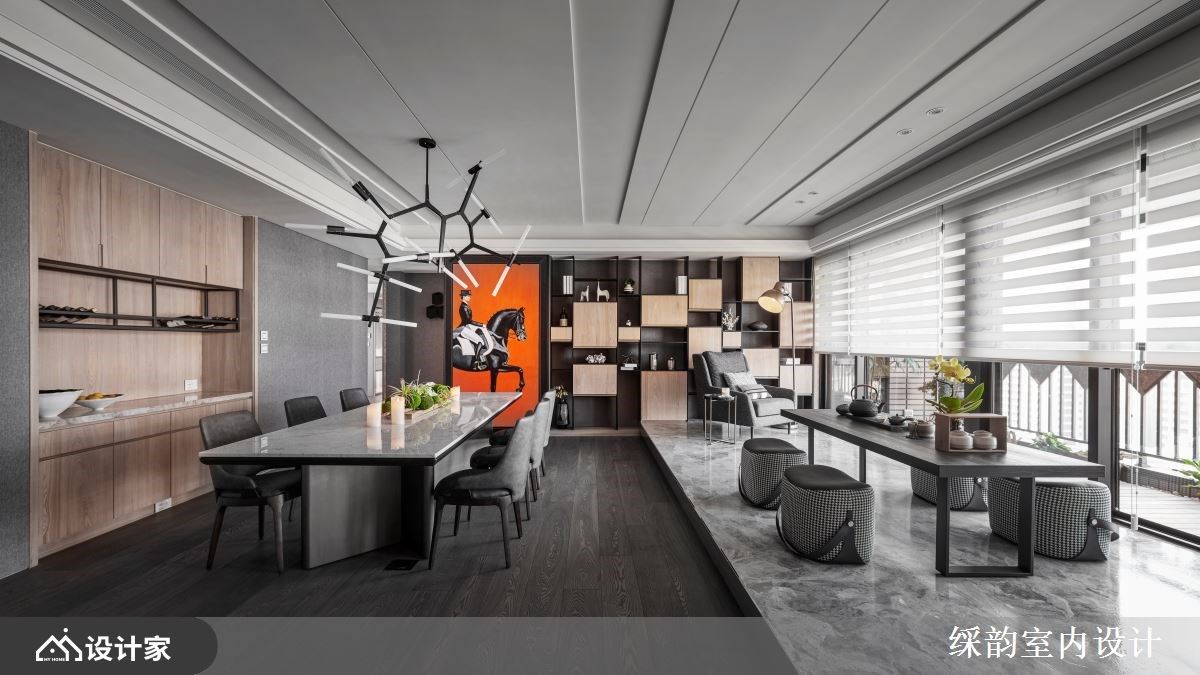 揉合细致材质与艺术神韵,特调舒心时尚的现代豪宅