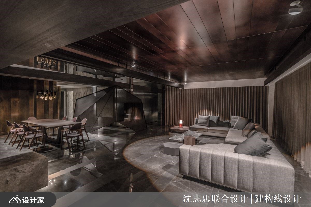 住进视觉大震撼的美术馆！全开放式设计勾勒洒脱的豪宅性格