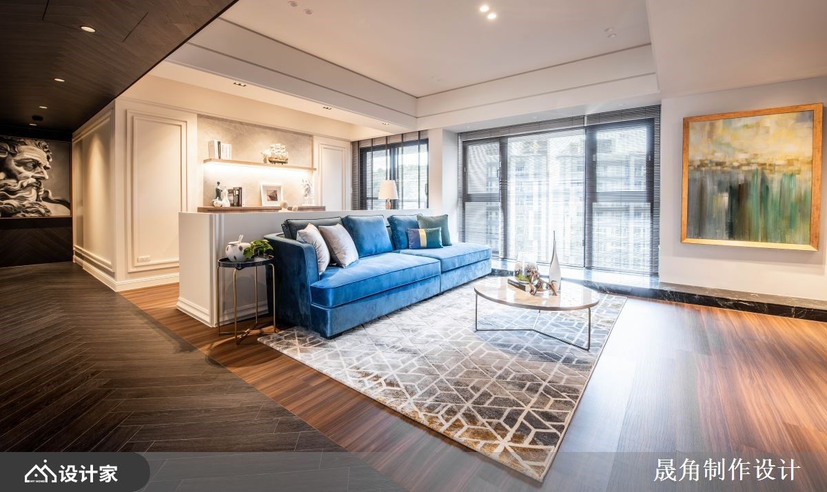 在新古典景观大戶型里，为你留一间马卡龙甜心卧房！