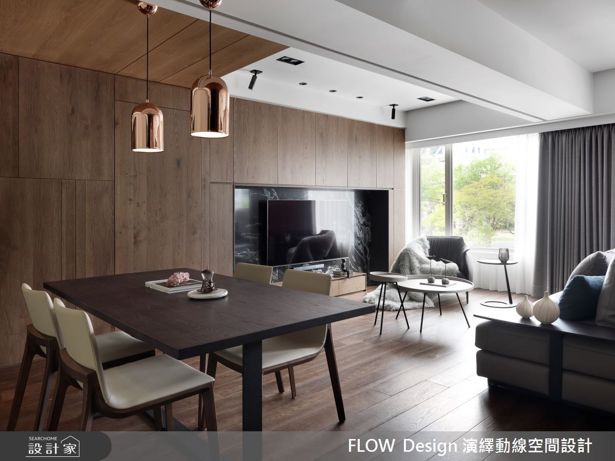 用大地色系打造最懂你的空间！30坪老屋回春，木质调、石材写下现代风的温柔陪伴