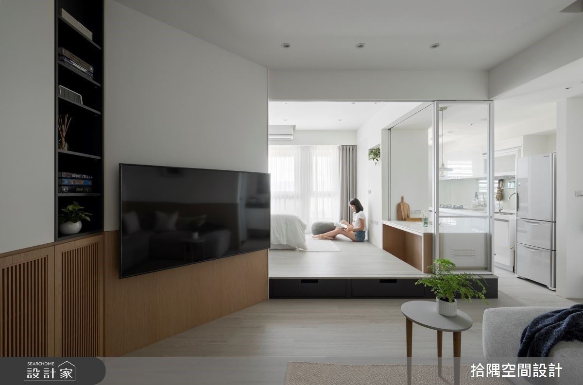 小坪数最佳典范！9坪的高颜值光感混搭美宅，机能与收纳俱全！