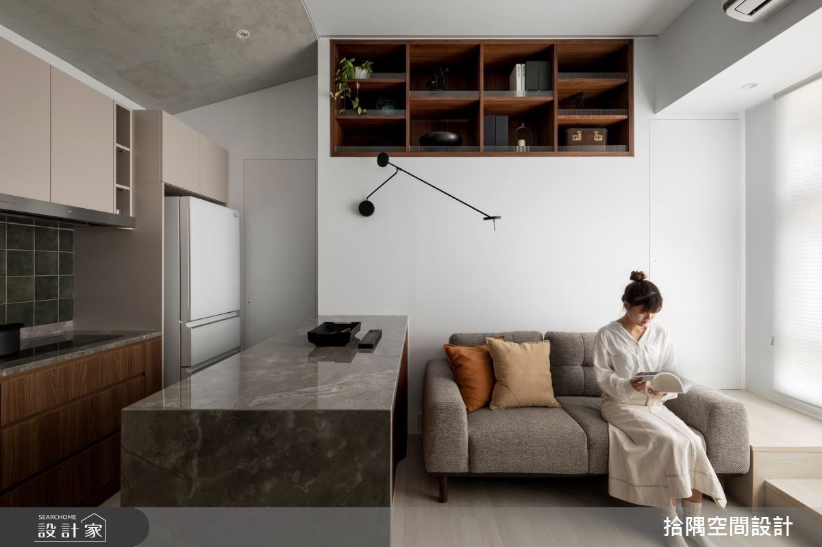 13 坪竟有超大中岛和独立更衣间！超乎想像的简约风小宅，收纳和质感一次拥有！